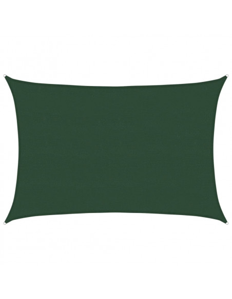 Vela Parasole 160 g/m² Verde Scuro 5x7 m in HDPE