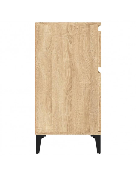 Comodini 2pz Rovere Sonoma 40x35x70 cm