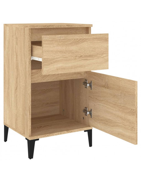 Comodini 2pz Rovere Sonoma 40x35x70 cm