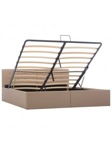 Giroletto Idraulico Cappuccino Similpelle 160x200cm