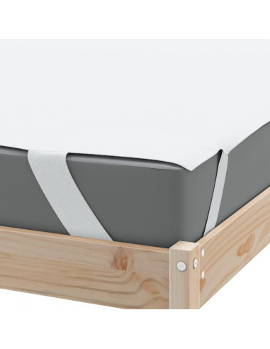 Coprimaterasso Bianco 100x200 cm Impermeabile