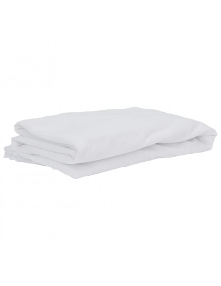 Coprimaterasso Bianco 100x220 cm Impermeabile