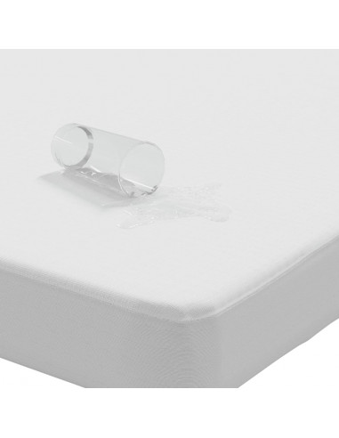 Coprimaterasso Bianco 100x220 cm Impermeabile