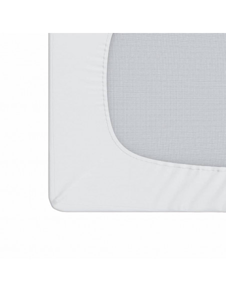 Coprimaterasso Bianco 140x220 cm Impermeabile