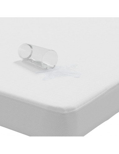 Coprimaterasso Bianco 200x200 cm Impermeabile