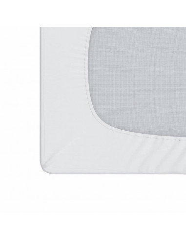 Coprimaterasso Bianco 200x200 cm Impermeabile