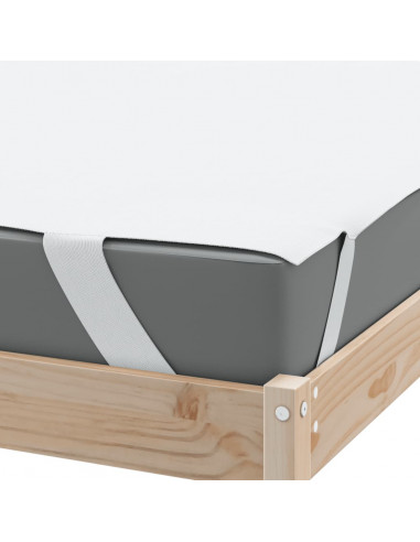 Coprimaterasso Bianco 80x200 cm Impermeabile