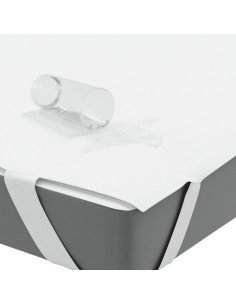 Coprimaterasso Bianco 90x190 cm Impermeabile 2