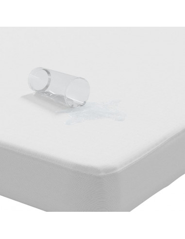 Coprimaterasso Bianco 90x220 cm Impermeabile