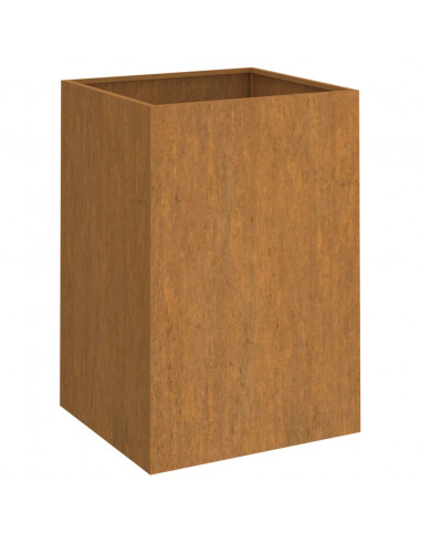 Fioriera 42x38x75 cm Acciaio Corten