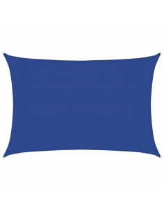 Vela Parasole 160 g/m² Rettangolare Blu 3x4,5 m in HDPE 2