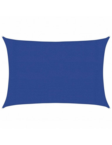 Vela Parasole 160 g/m² Rettangolare Blu 3x4,5 m in HDPE