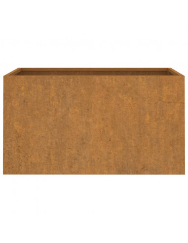 Fioriera 62x40x39 cm Acciaio Corten