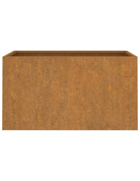 Fioriera 62x40x39 cm Acciaio Corten