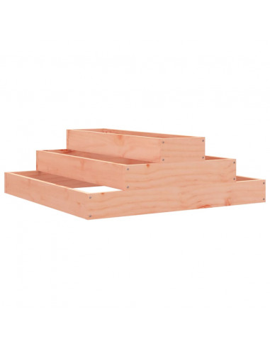 Fioriera 80x80x27 cm in Legno Massello di Douglas