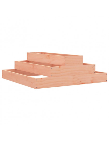 Fioriera 80x80x27 cm in Legno Massello di Douglas