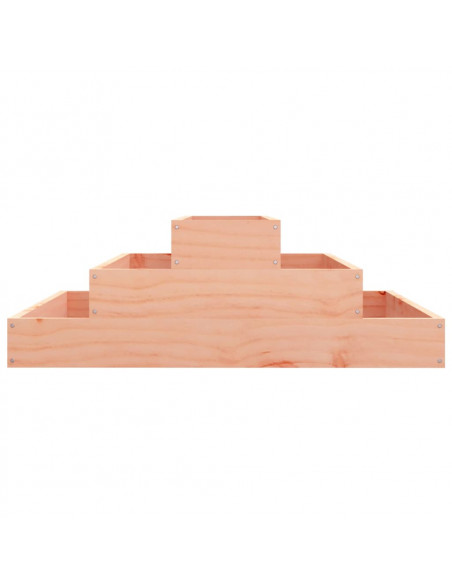 Fioriera 80x80x27 cm in Legno Massello di Douglas