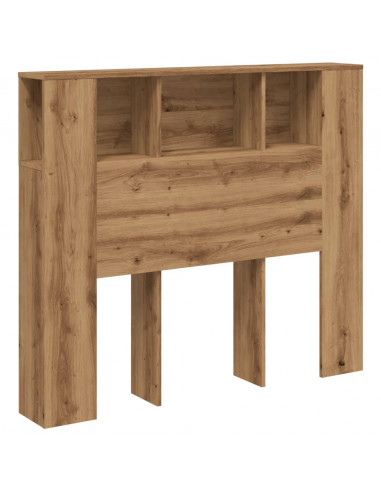 Testiera con Contenitore Artigianale 120x19x104,5cm Multistrato