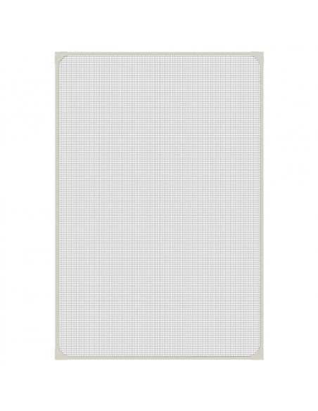 Zanzariera Magnetica per Finestre Bianca 80x120 cm