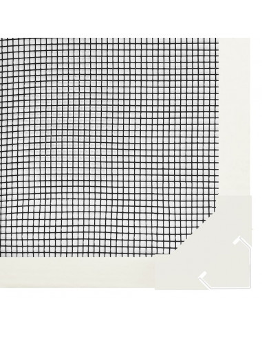 Zanzariera Magnetica per Finestre Bianca 80x120 cm