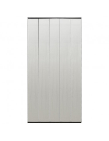 Zanzariera per Porta con 5 Sezioni a Rete Nera 120x240 cm