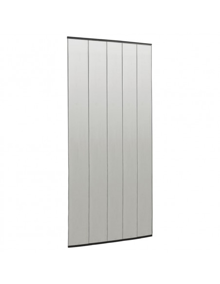Zanzariera per Porta con 5 Sezioni a Rete Nera 120x240 cm