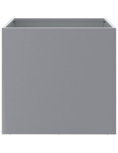 Fioriere 2pz Argento 49x47x46 cm in Acciaio Zincato