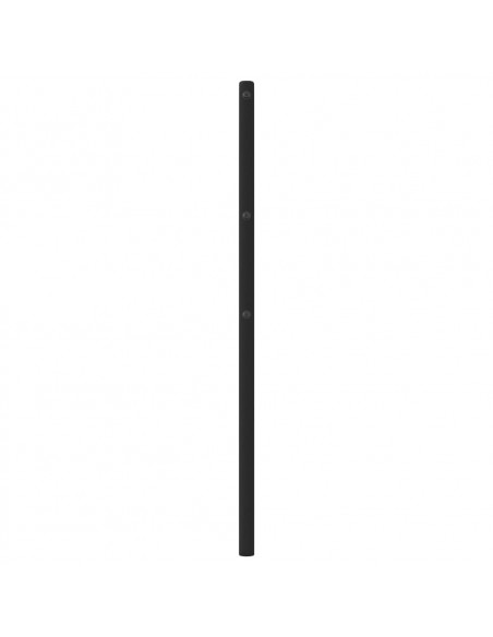 Testiera in Metallo Nero 120 cm