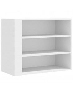 Armadietto a Muro Bianco 75x35x60 cm in Truciolato 2