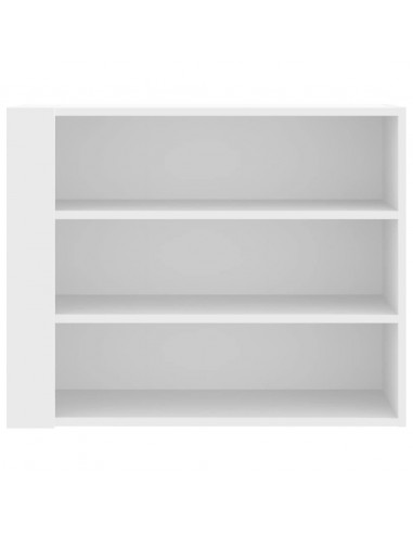 Armadietto a Muro Bianco 75x35x60 cm in Truciolato