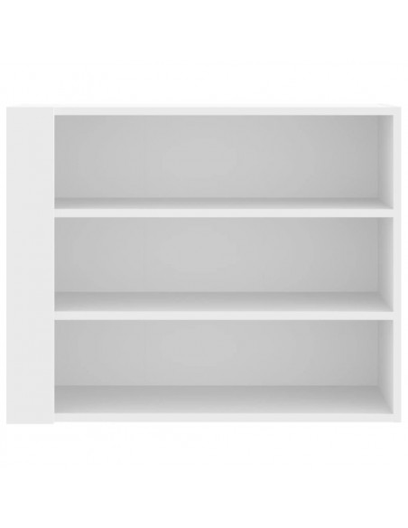 Armadietto a Muro Bianco 75x35x60 cm in Truciolato