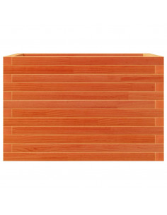 Fioriera Giardino Marrone Cera 70x40x46 cm Legno Massello Pino