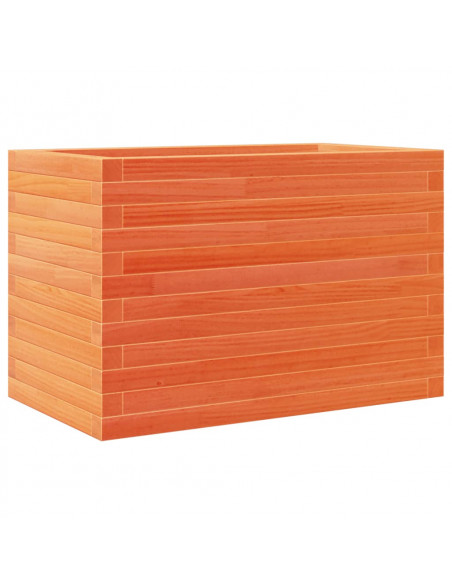 Fioriera Giardino Marrone Cera 70x40x46 cm Legno Massello Pino
