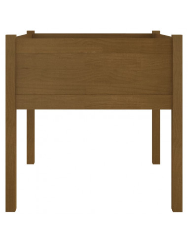 Fioriera da Giardino Miele 70x70x70 cm in Massello di Pino