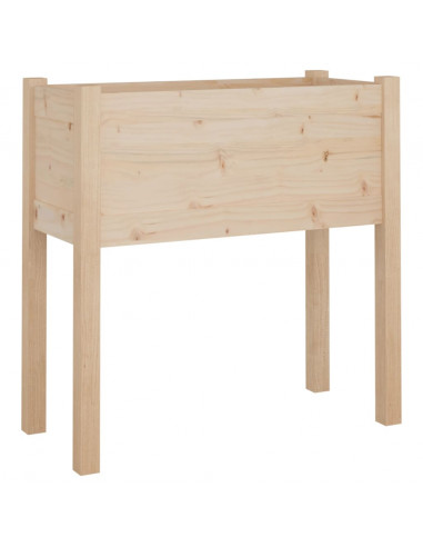 Fioriere da Giardino 2 pz 70x31x70 cm in Massello di Pino