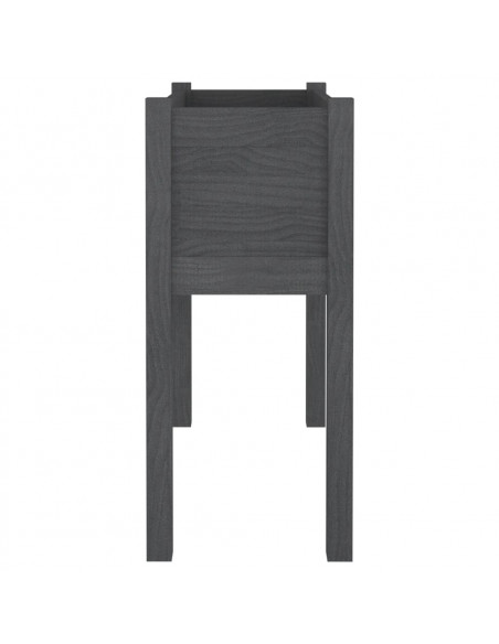 Fioriere da Giardino 2 pz Grigie 70x31x70 cm in Legno di Pino