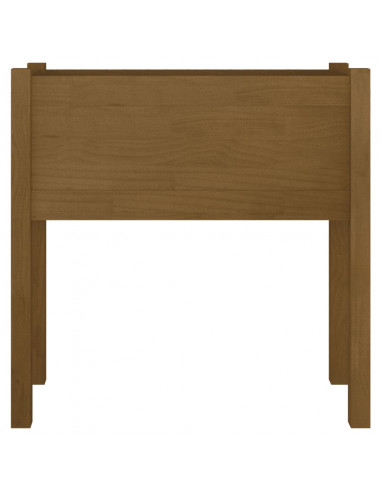 Fioriera da Giardino Miele 70x31x70 cm in Massello di Pino