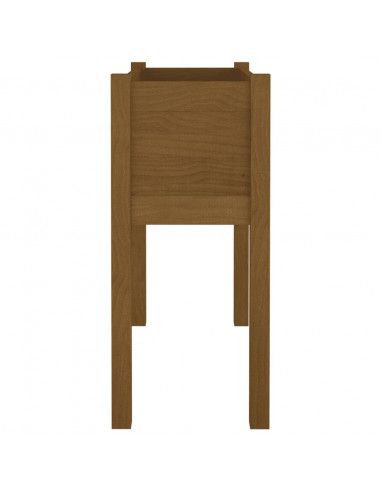 Fioriera da Giardino Miele 70x31x70 cm in Massello di Pino