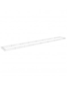 Gabbione Letto Rialzato in Acciaio Zincato 800x100x20 cm 2