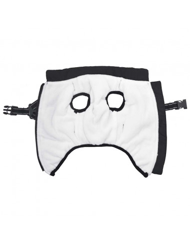 Cappotto Cani con Imbracatura Impermeabile Riflettente Nero 2XL