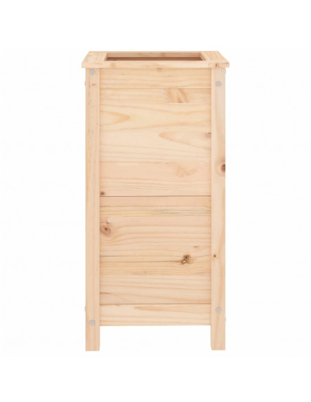 Fioriera da Giardino 40x40x78 cm in Legno Massello di Pino