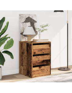 Cassettiera Angolare Legno Antico 40x41x58 cm Legno Multistrato 2