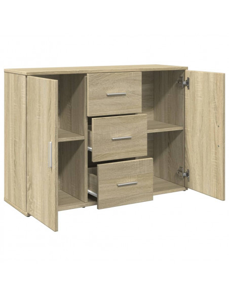 Credenza Rovere Sonoma 90,5x29,5x65 cm in Truciolato