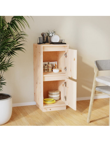 Credenza 31,5x34x75 cm in Legno Massello di Pino