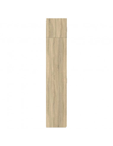 Armadietto Rovere Sonoma 70x42,5x225 cm in Legno Multistrato