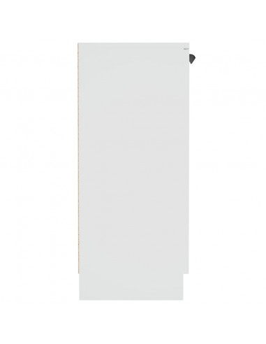 Credenza Bianca 60x30x70 cm in Legno Multistrato