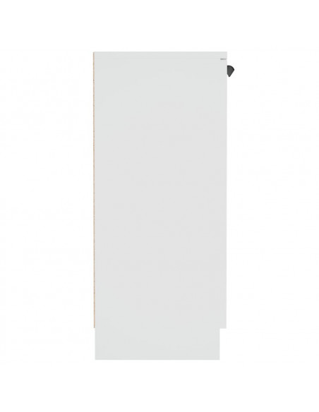 Credenza Bianca 60x30x70 cm in Legno Multistrato