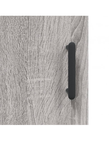 Credenza Grigio Sonoma 69,5x31x115 cm in Legno Multistrato