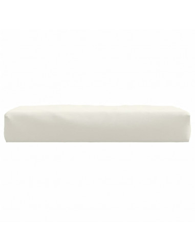 Cuscino per Pallet Crema Mélange 60x60x9,5 cm in Tessuto