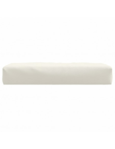 Cuscino per Pallet Crema Mélange 60x60x9,5 cm in Tessuto